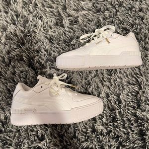 PUMA white Cali leather sneakers size 6